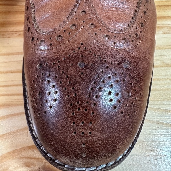 Cole Haan Brown Leather Wingtip Oxford Shoes Size 11 - Picture 8 of 11